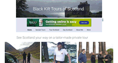 Desktop Screenshot of black-kilt-tours.org
