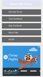 Mobile Screenshot of black-kilt-tours.org